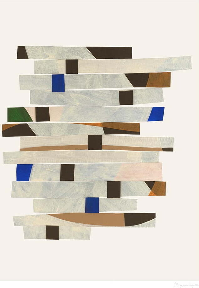 Plakát 50x70 cm Cut up Stripes – The Poster Club