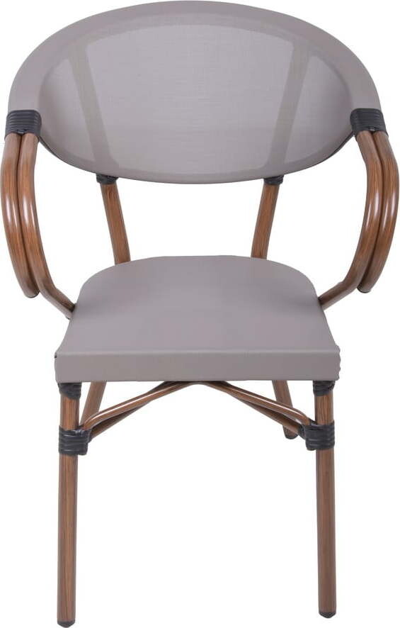 Béžové kovové zahradní židle v sadě 2 ks Toskana – Garden Pleasure