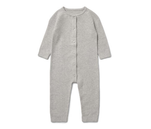 Tchibo - Pletený overal pro miminka - pro miminko - vel. 50/56 - barva: šedá