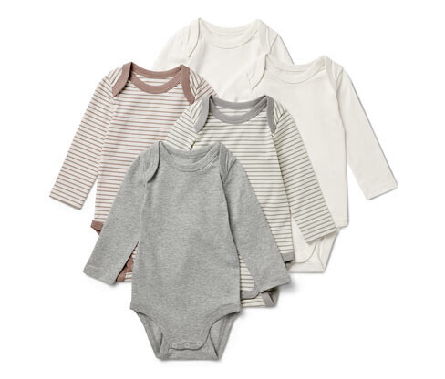 Tchibo - Rostoucí body pro miminka - pro miminko - vel. 50/56 - barva: bílá