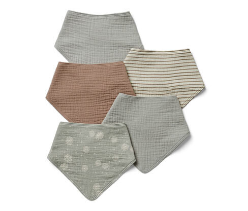 Tchibo - Mušelínové šátky na krk pro miminka - pro ženy - vel. 45-48 cm - barva: bílá