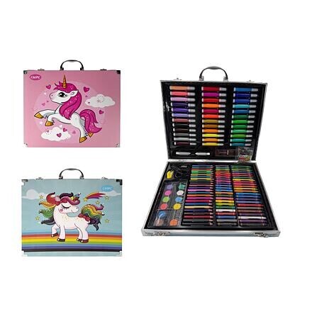 ARTO Výtvarný kufřík - Jednorožec - modrá, růžová