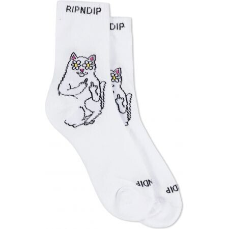 Ponožky Ripndip Lord Nermal Blossom - Bílá - Univerzální