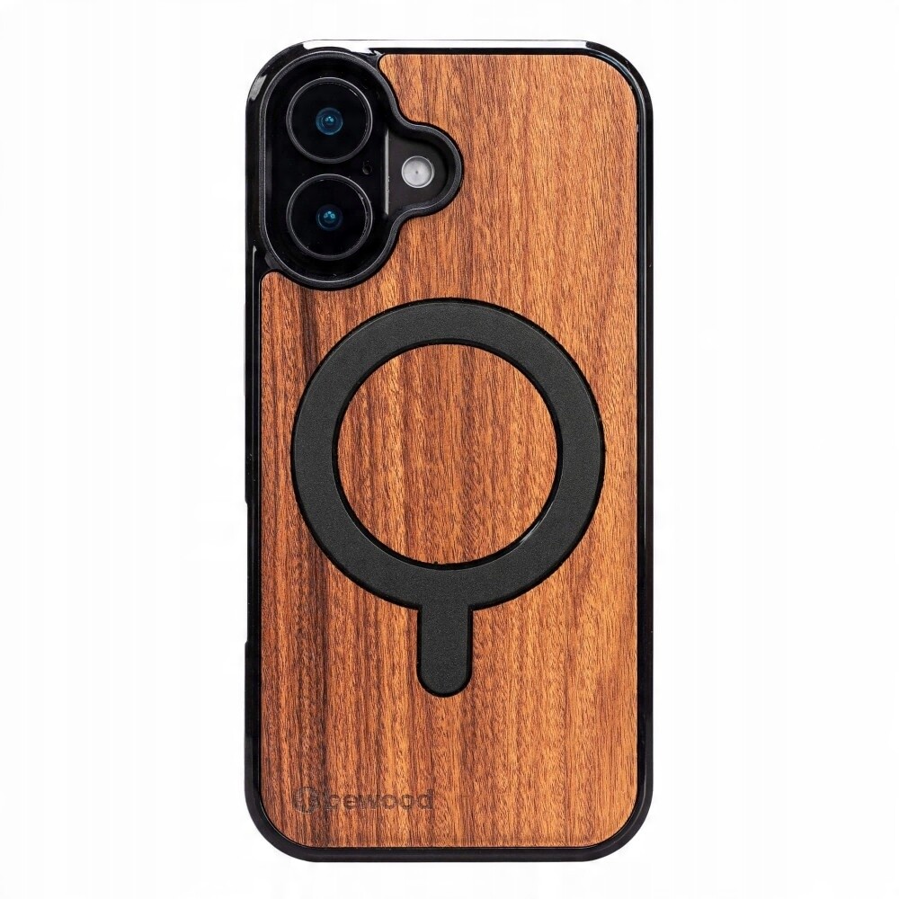 Dřevěné Pouzdro Bewood pro iPhone 16 Palisander Santos s MagSafe