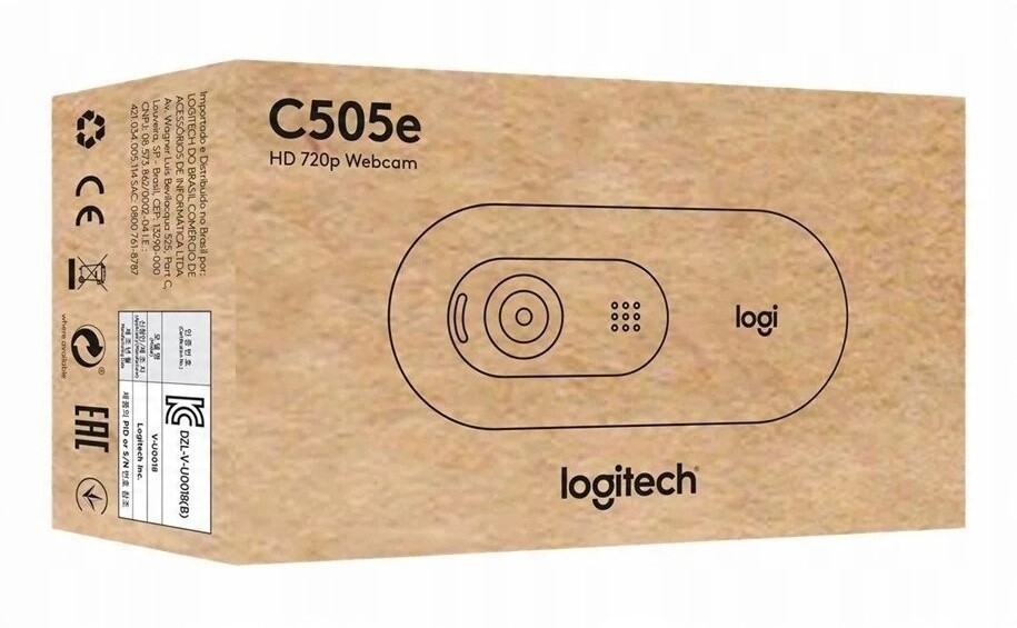 Webová kamera Logitech C505e Hd Kabelová 30 Fps 1.2MP Skvělá Kvalita