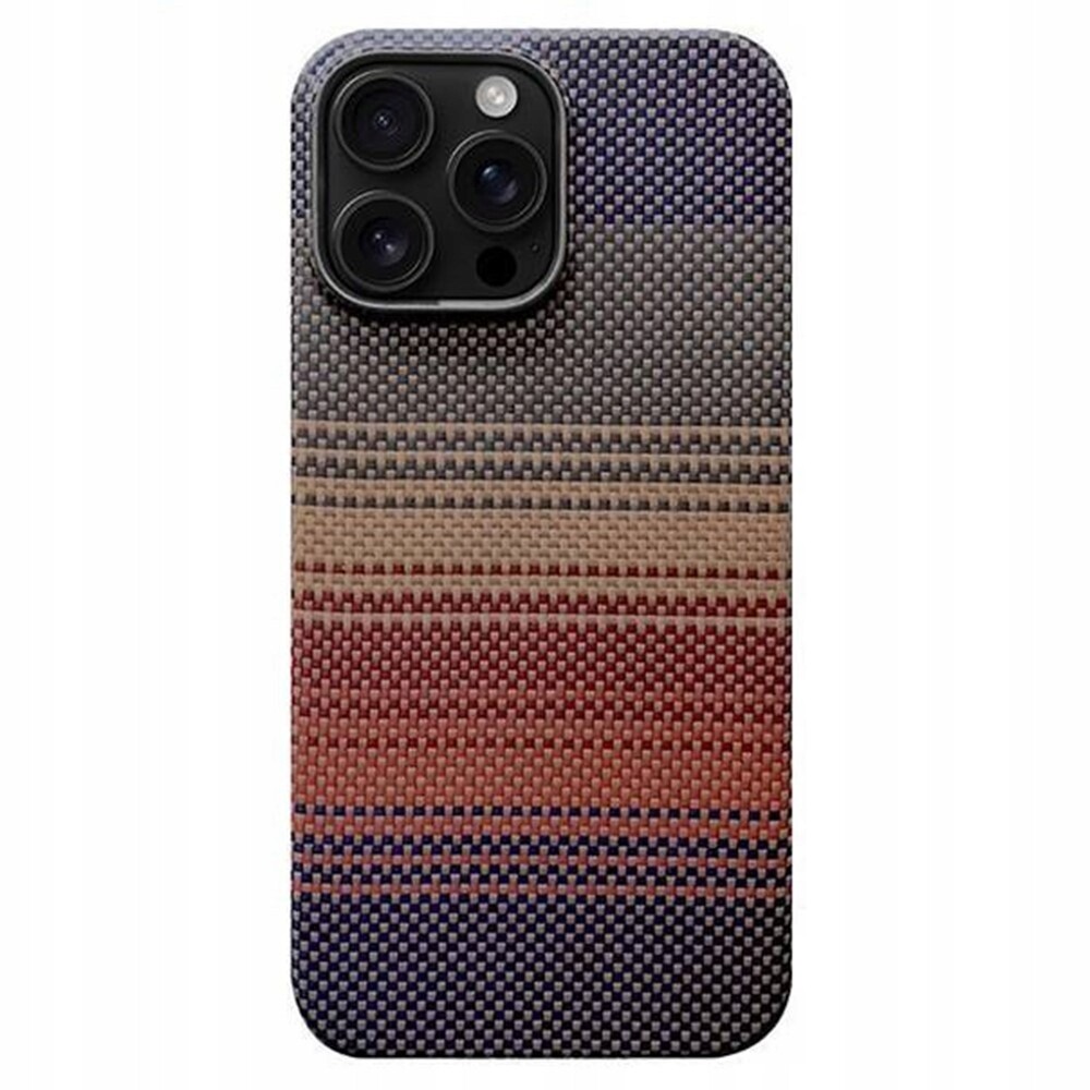 Pouzdro pro iPhone 15 Pro, Aramid Fiber MagSafe, Zadní Kryt, Magnetické