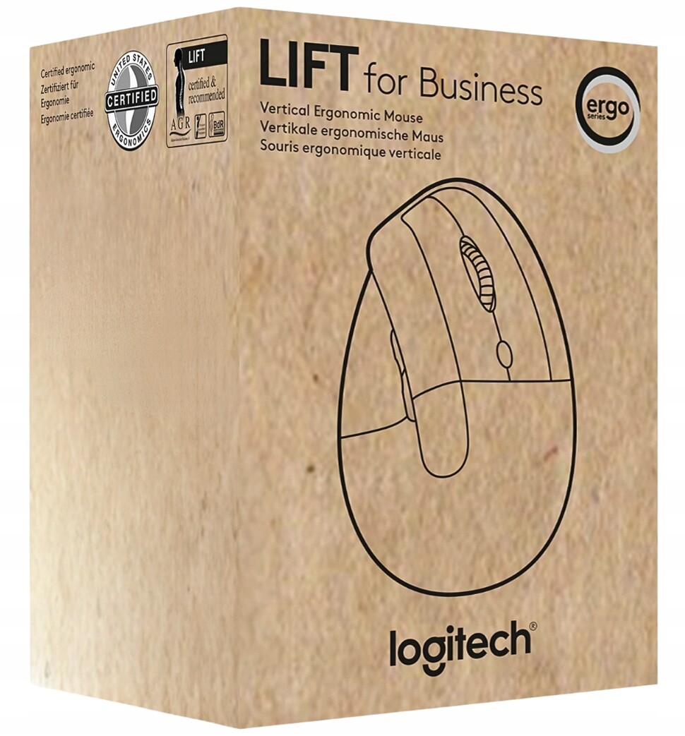 Bezdrátová Myš Logitech Lift Vertical for Business Optická Business