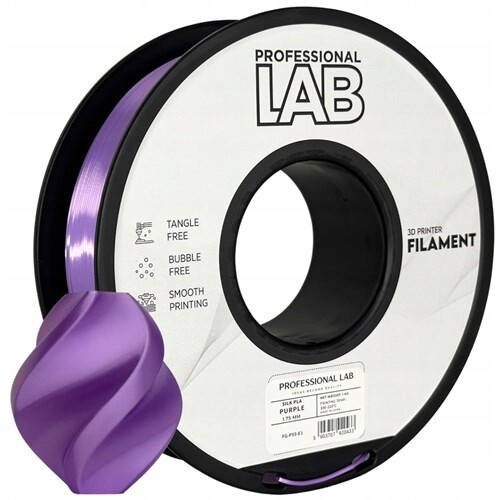 Filament Silk Pla purple Prof. Lab 1,75 mm 1000 g fialový