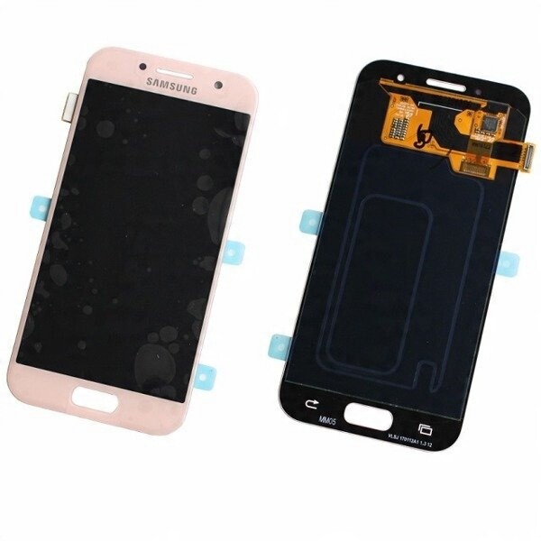 Samsung Galaxy A3 2017 LCD displej růžový GH97-19732D [orig]
