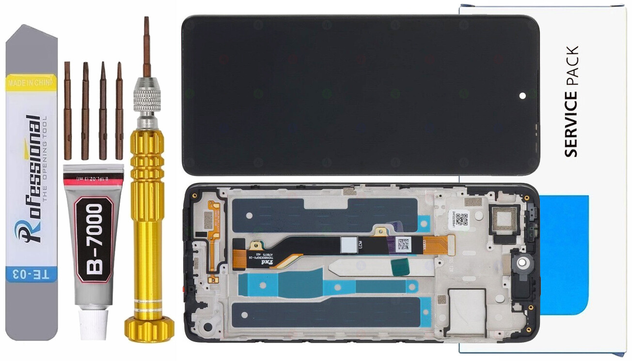 Displej Pro Infinix Note 30 X6833B Originální LCD Obrazovka Rámeček