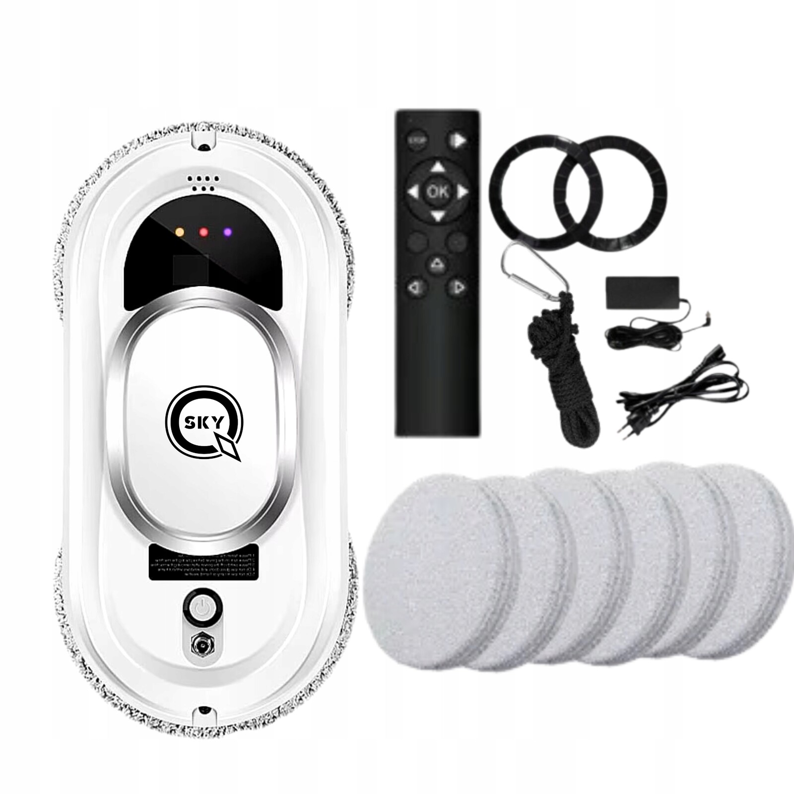 Automatický Inteligentní Robot Na Mytí Oken A Zrcadel, Sada S Dálkovým Ovládáním