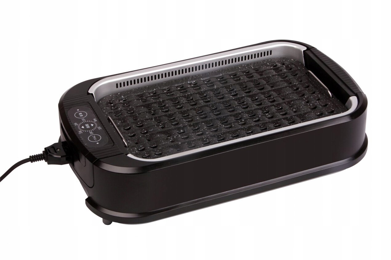 Elektrický přenosný bezkouřový gril ME-1568