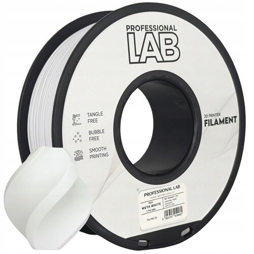 Filament Pla meta white Prof. Lab 1,75 mm 1000 g bílý