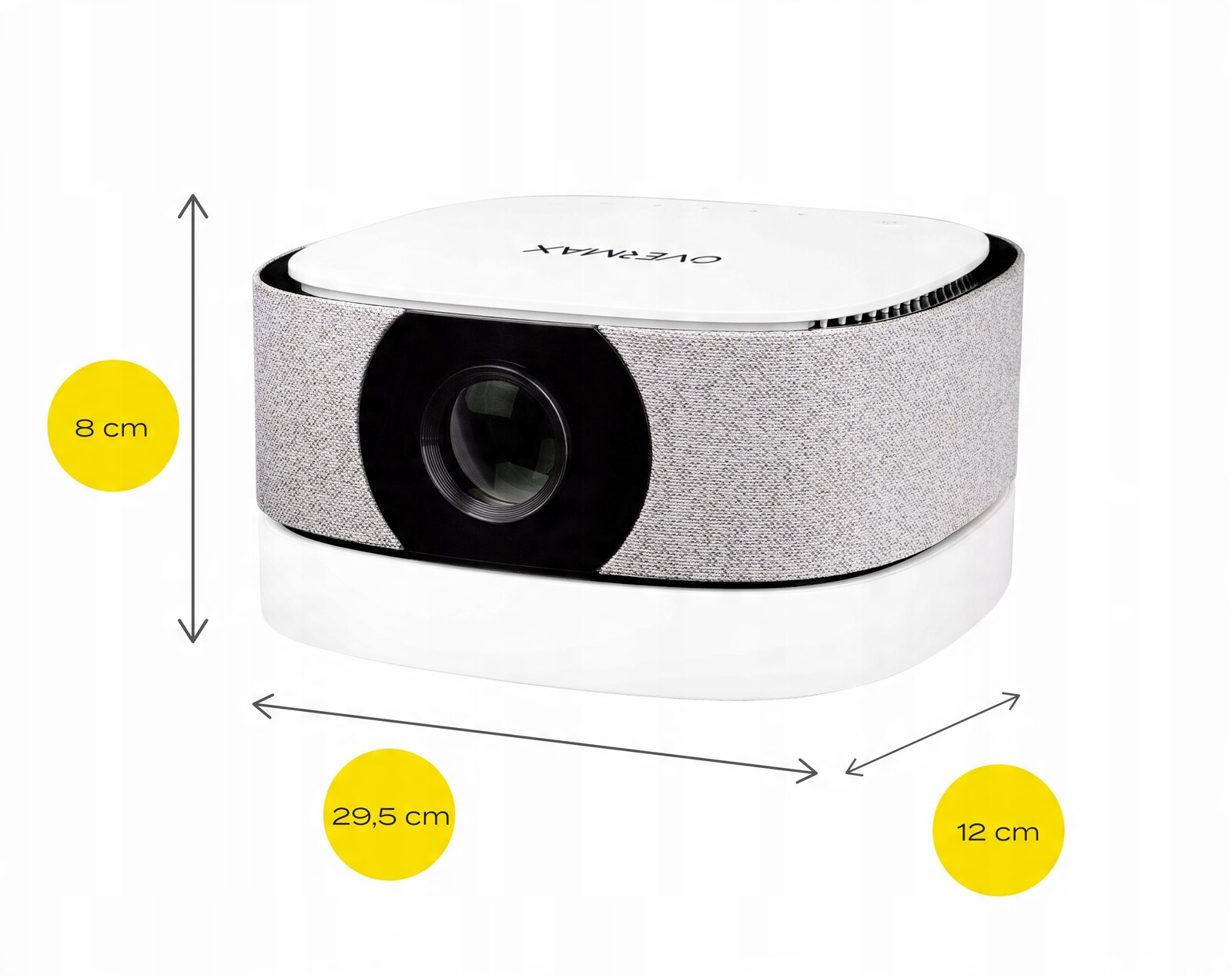 Přenosný Projektor Full Hd Powerbank Pro Pozemek, Filmy Bez Kabelů, Led