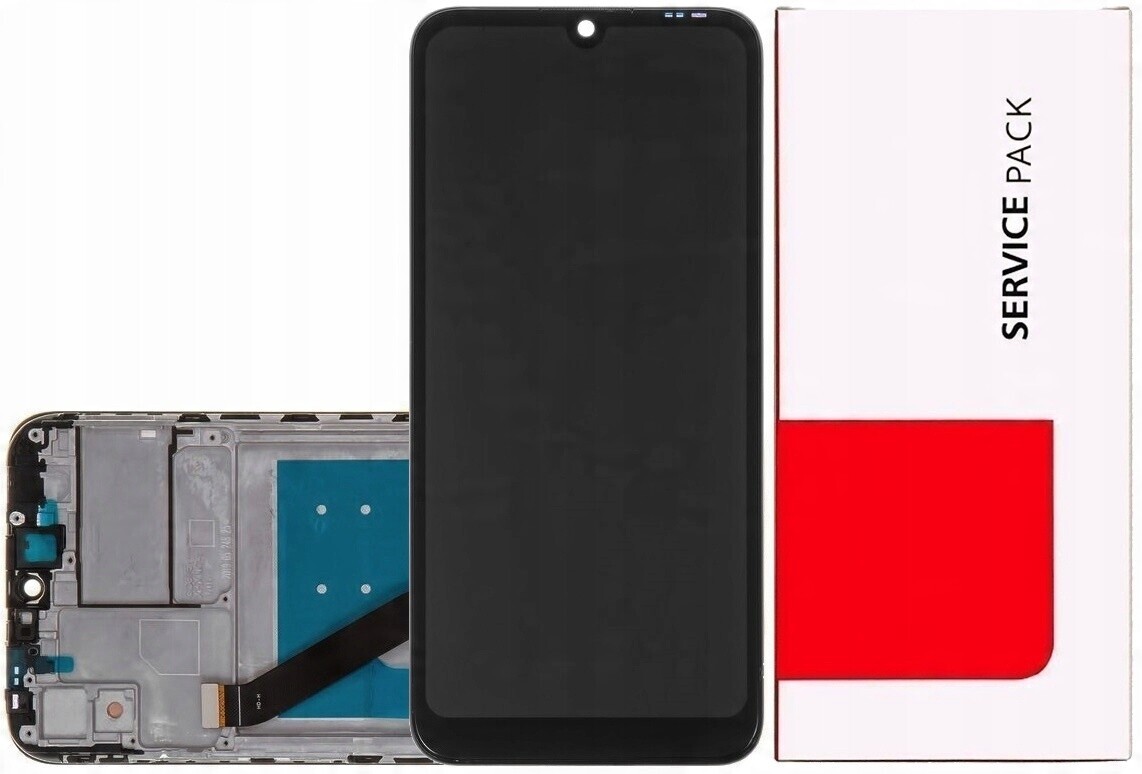 LCD displej Huawei Y6 (2019) Rámeček Service Pack Originál