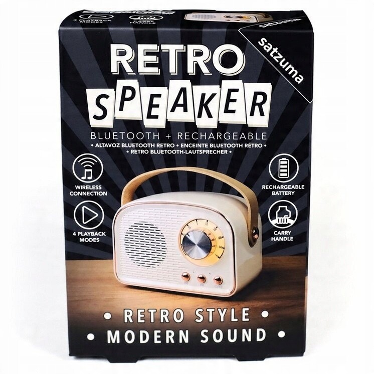 Retro reproduktor Bluetooth Usb Rádio Vintage Styl Usb Přenosné roky 60' 70'