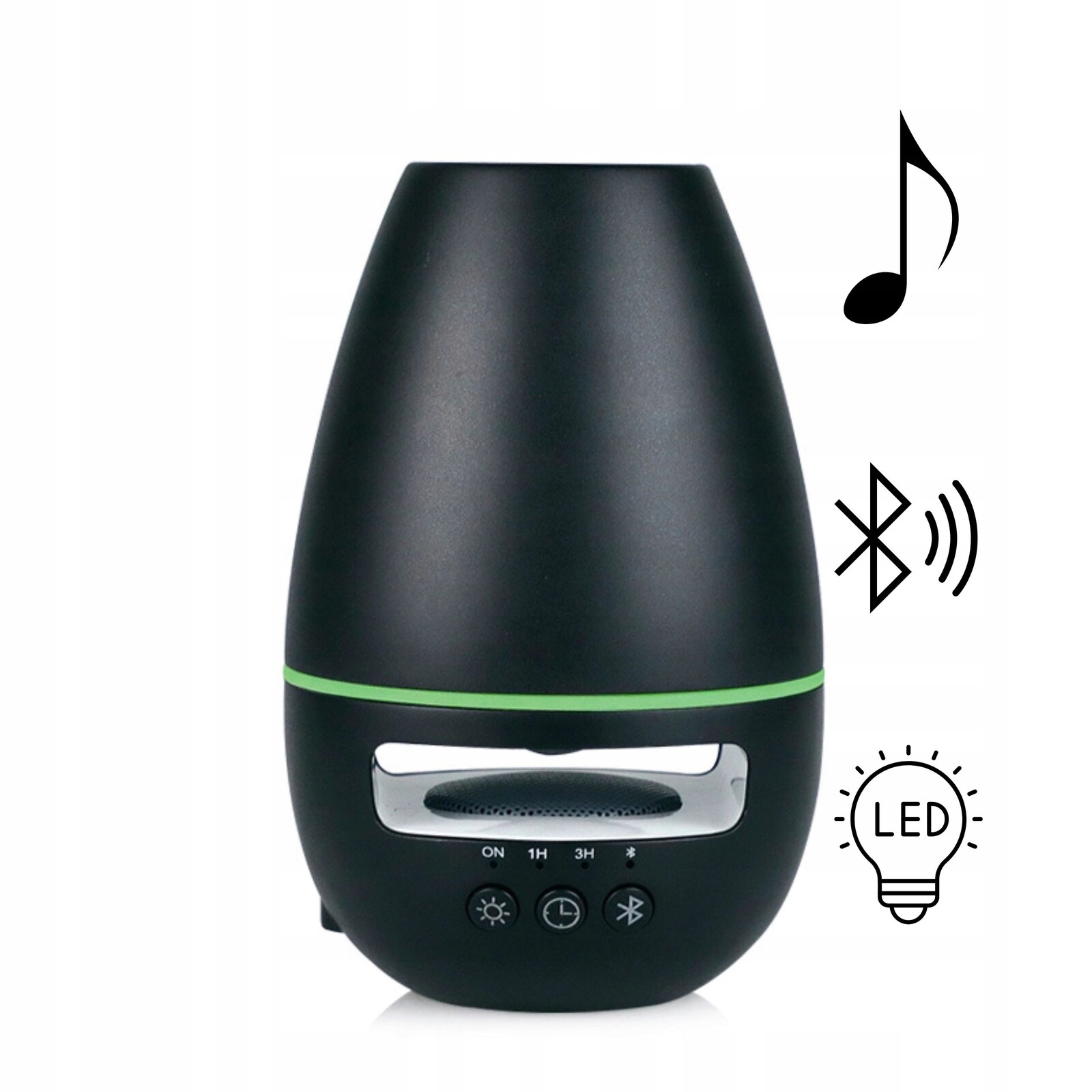 Difuzér s Bluetooth Led reproduktorem 3v1 – zvlhčovač a aromaterapie