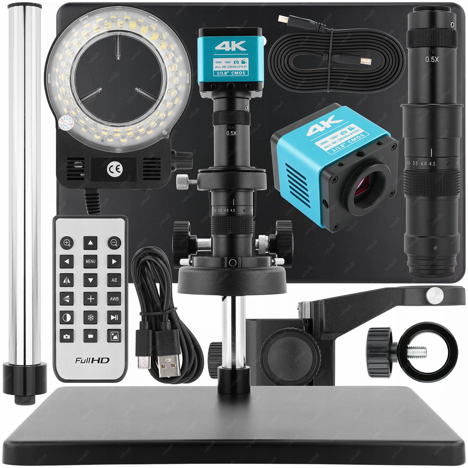 Digitální Mikroskop SZ10H 56x Led Pro Elektroniku Kamera Usb-c 4K 8,3MP 30FPS
