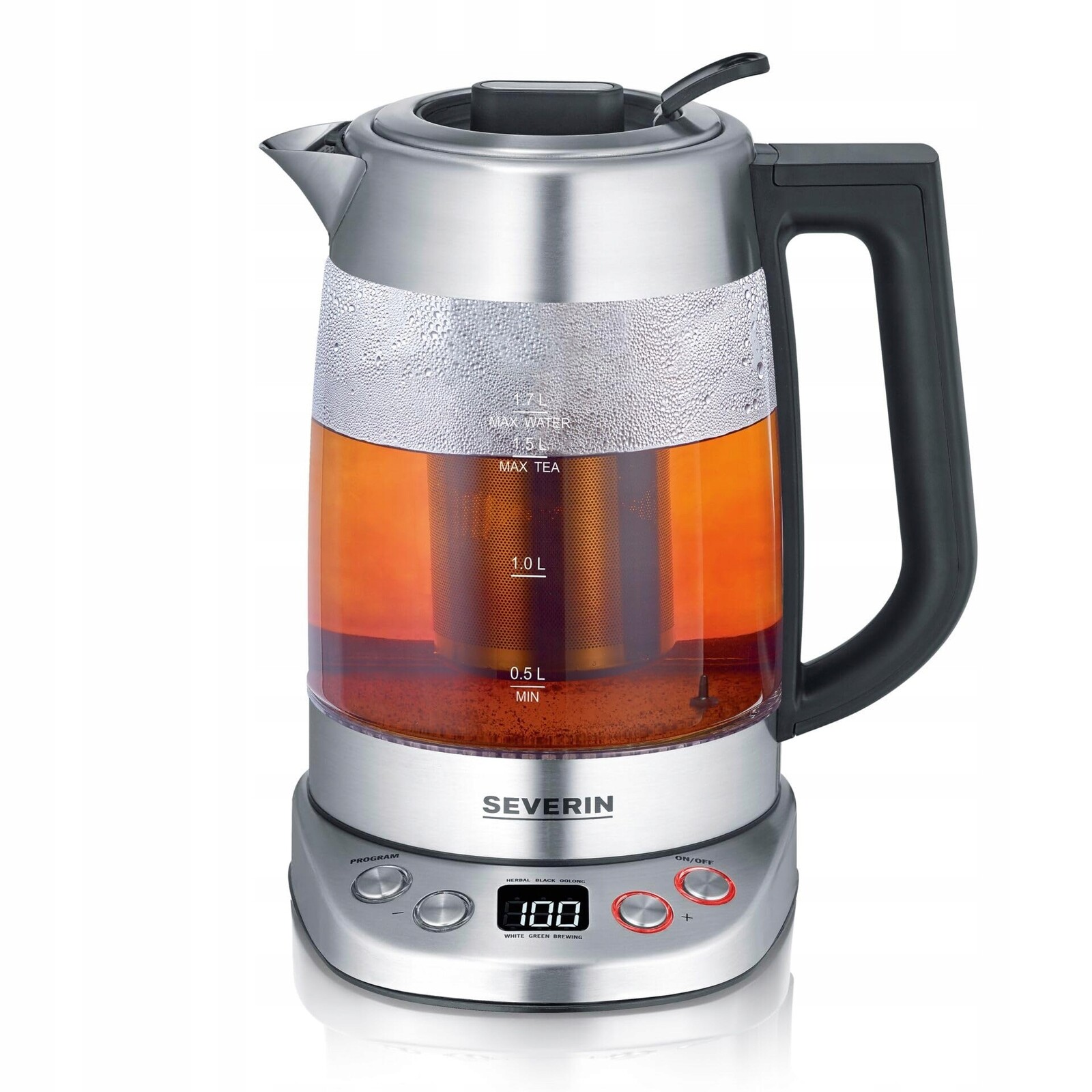 Severin Wk 3480 Skleněná konvice 1,7 l 3000 W Regulace teploty