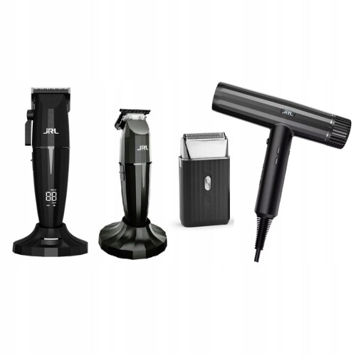 Bezdrátový set Jrl Onyx Zastřihovač Strojek Holicí Strojek Sušička 2 St