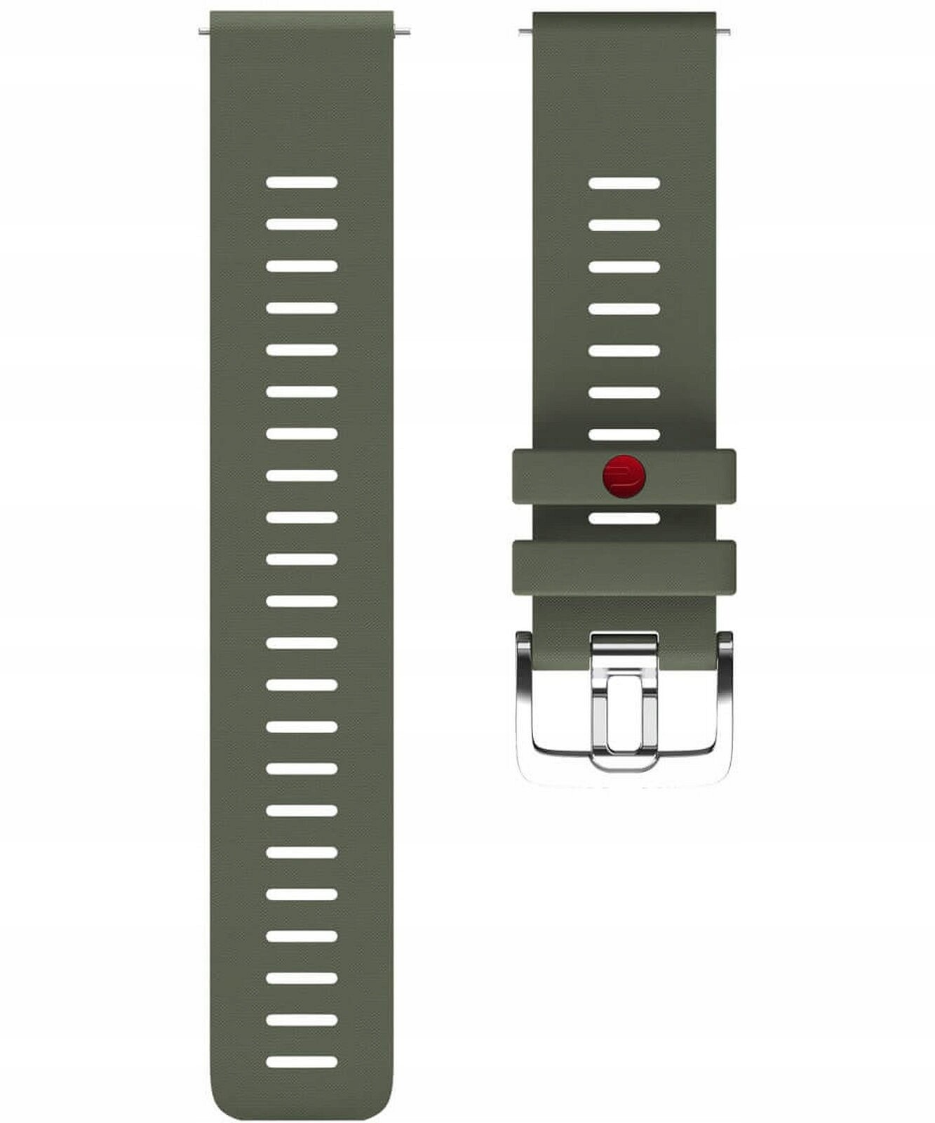 Silikonový pásek Polar Zelený M/L 22 mm