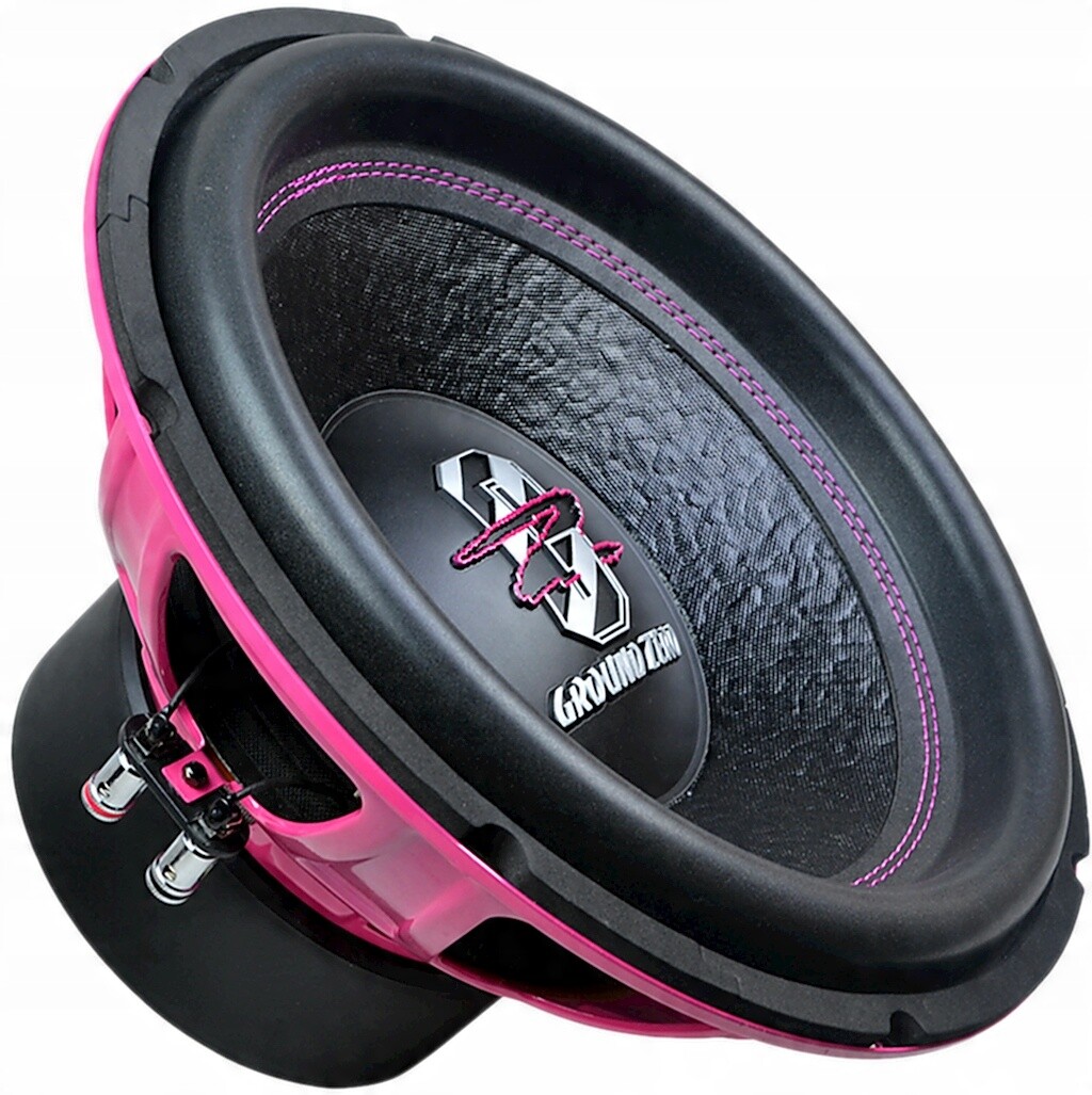 Automobilový basový reproduktor Ground Zero Gziw 12SPL D2 Pink Edition