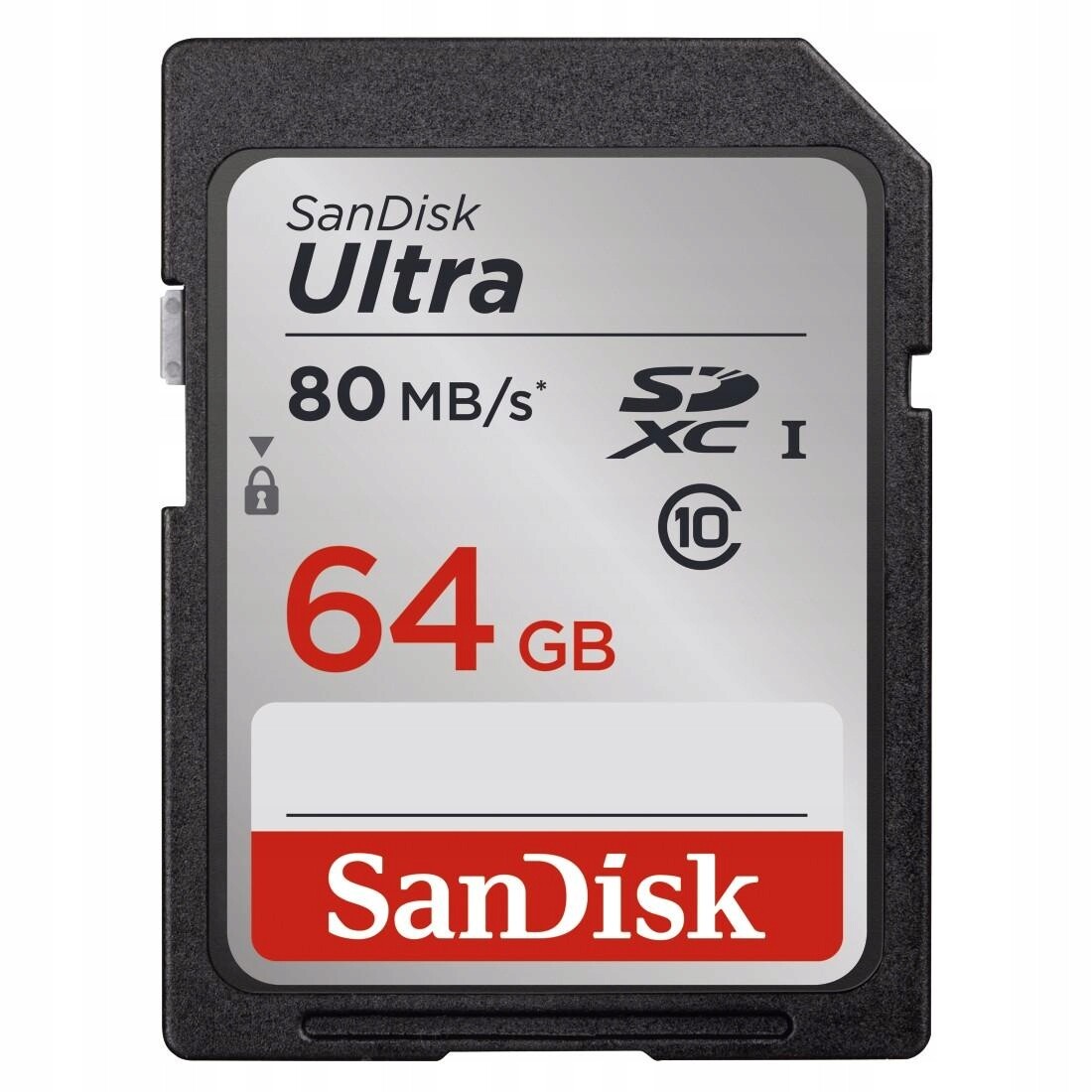 Paměťová karta Sandisk 64GB Sdxc Class 10 Ultra +80MB/s UHS-1