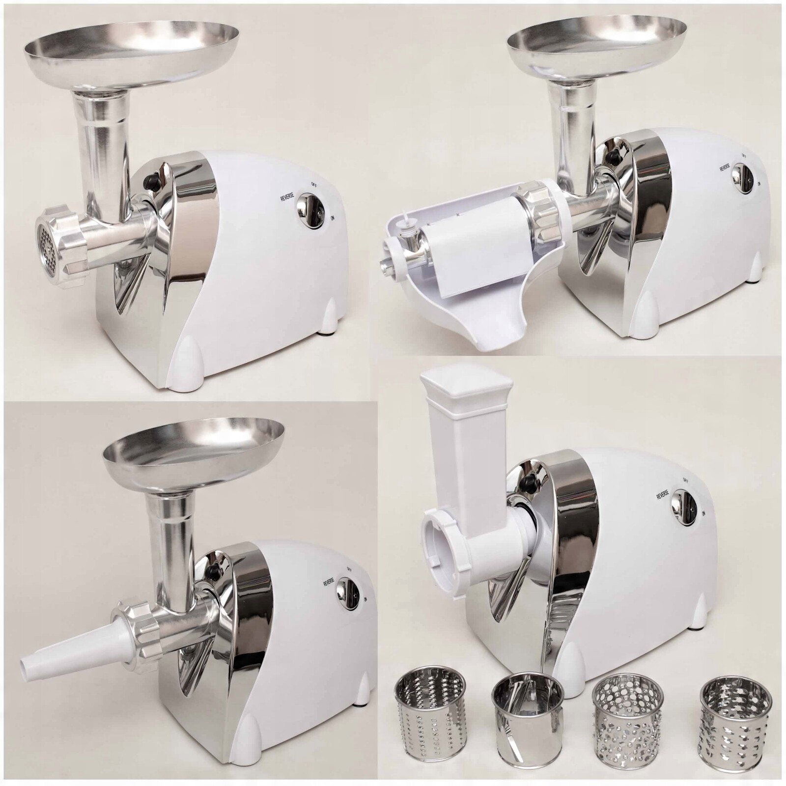 Mlýnek Na Maso Velký Výkon Sekáček Odšťavňovač 4 Síta