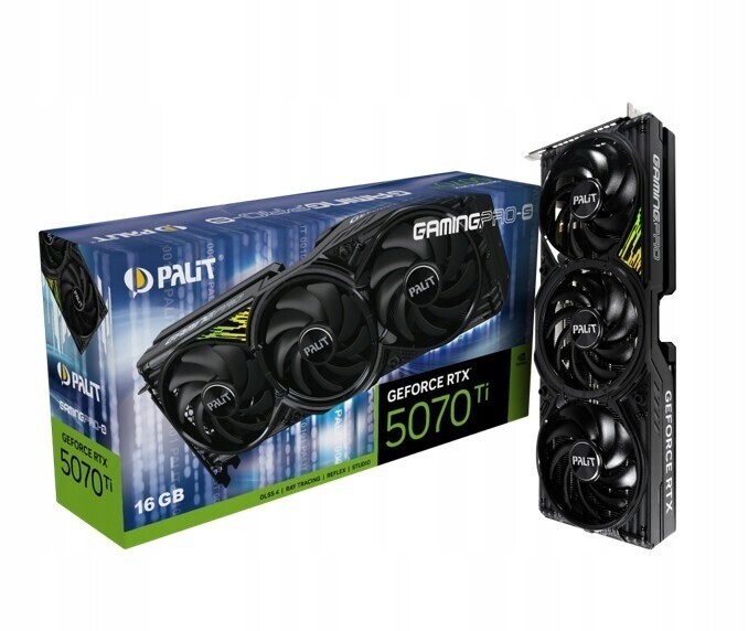 Grafická karta GeForce Rtx 5070 Ti Gaming Pro-s 16GB GDDR7 256bit 3DP/HDMI
