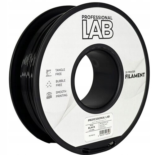 Filament Petg černý Prof. Lab 1,75 mm 1000 g černý