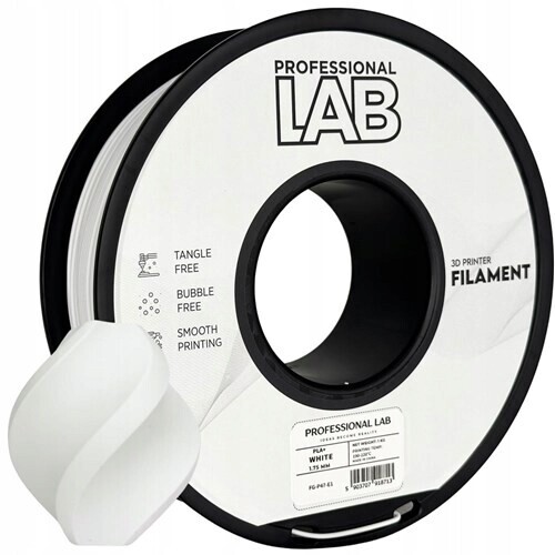 Filament Pla+ white Prof. Lab 1,75 mm 1000 g bílý