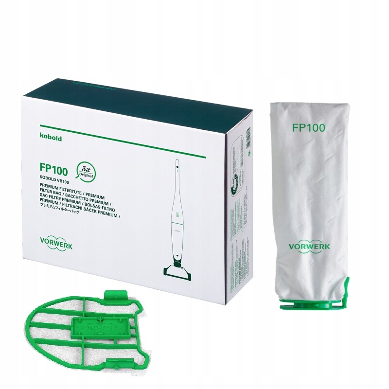 Filtry Sáčky Vorwerk Kobold FP100 VB100 Originál
