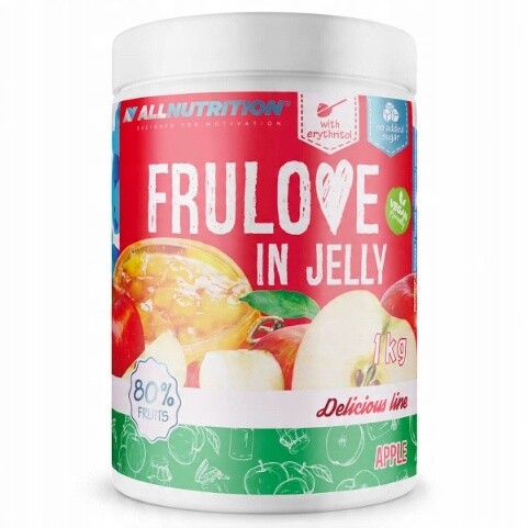 Allnutrition Frulove In Jelly Apple 1KG Džem Bez Cukru Jablko Fruželina Fit
