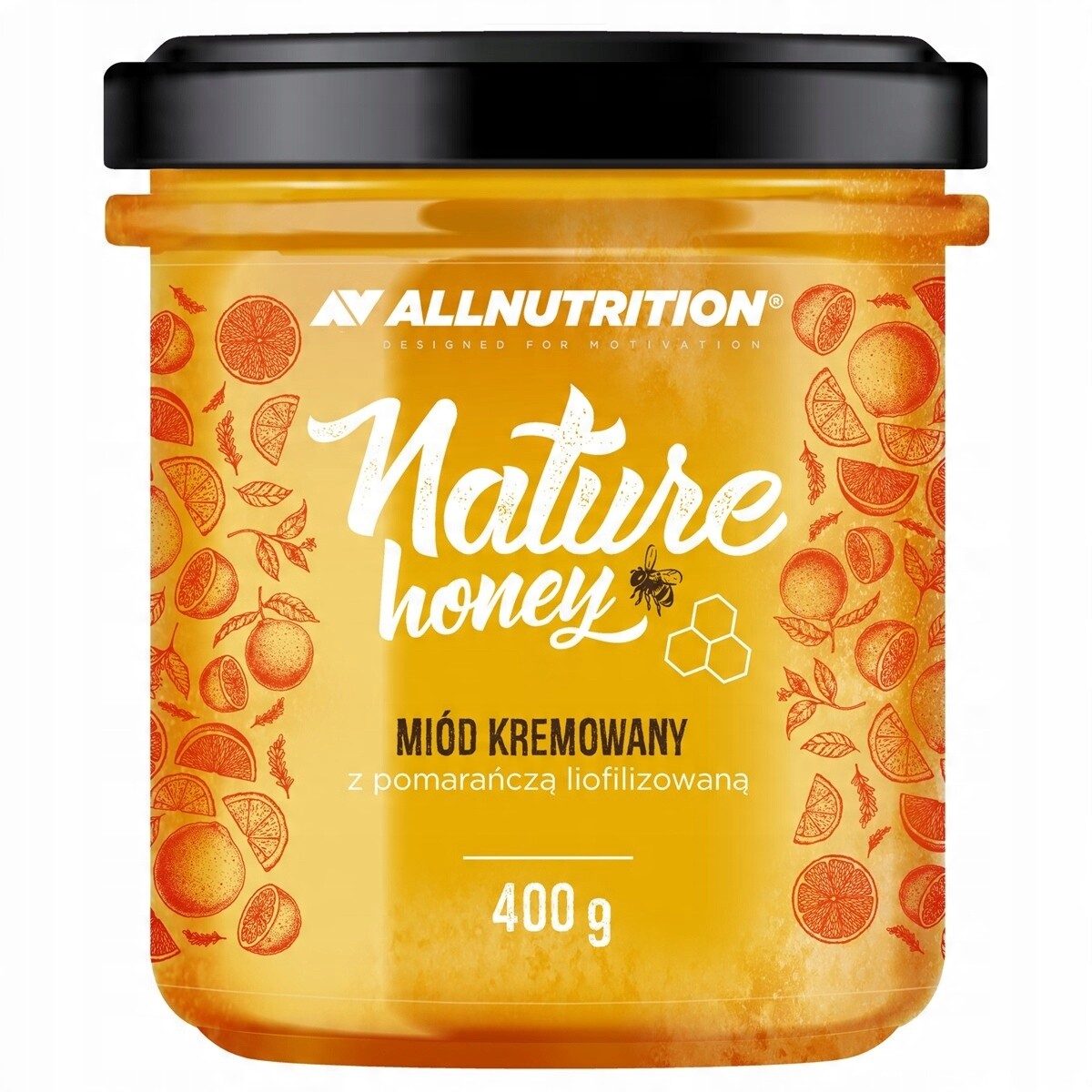 Allnutrition Nature Pastovaný Med 400g Pomeranč Na Čaj Imunita
