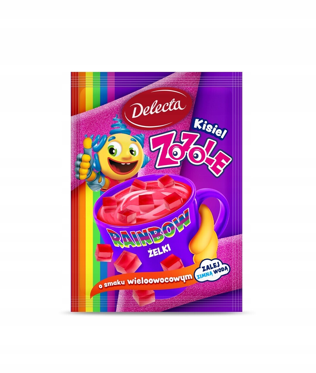 33X Delecta Kysel Rainbow Zozole s želé za studena 34 g
