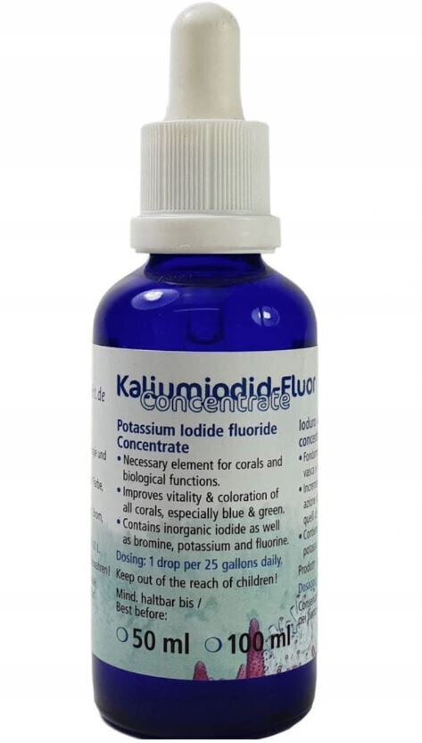 Korallen-Zucht Kaliumjodid Fluor Konzentrat 100 ml