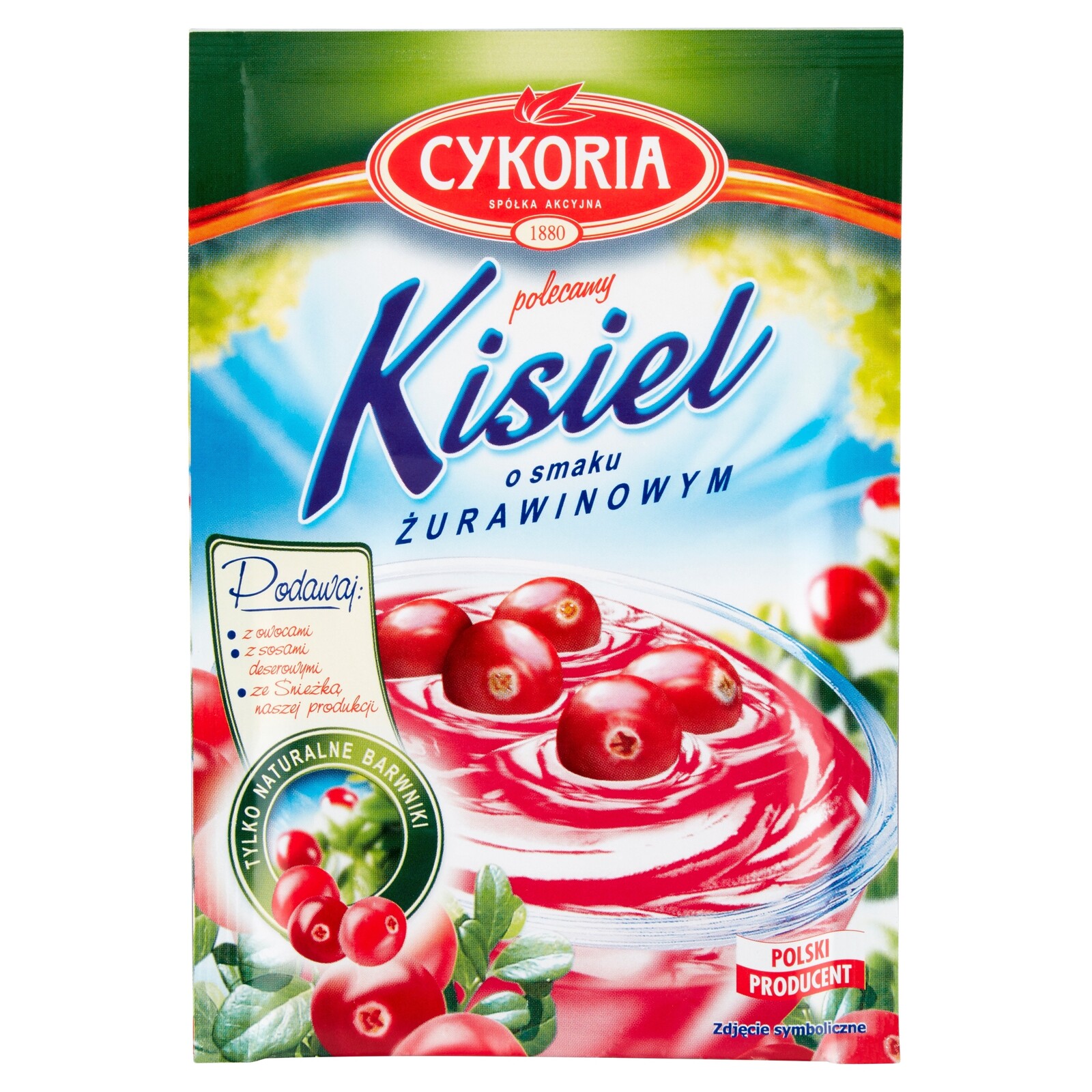 33 x Kysel s brusinkovou příchutí Cykoria 40 g