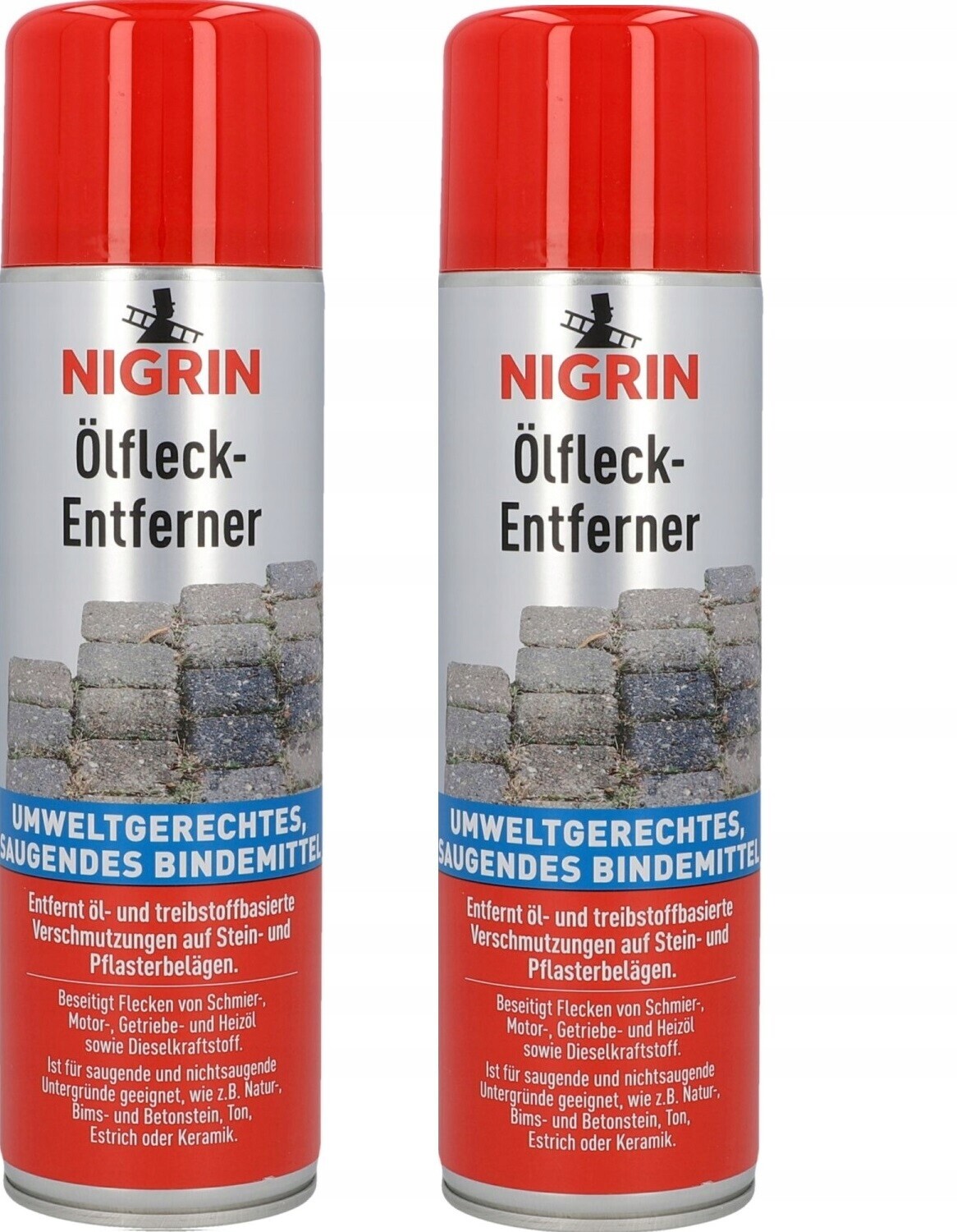 Nigrin 2x Odstraňovač Olejových Skvrn Z Dlažebních Kostek Sada 2 Ks