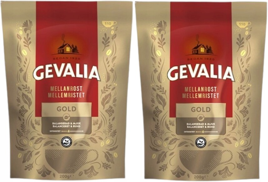 Gevalia Gold káva Arabica 2 x 200 g
