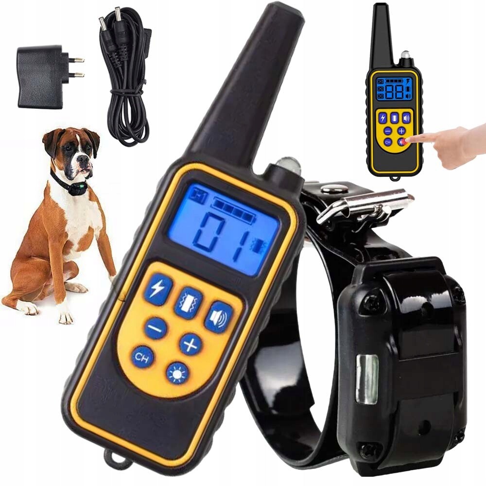 Elektrický Výcvikový Obojek Pro Psa S Dálkovým Ovládáním Pro Malého I Velkého Psa 800 M