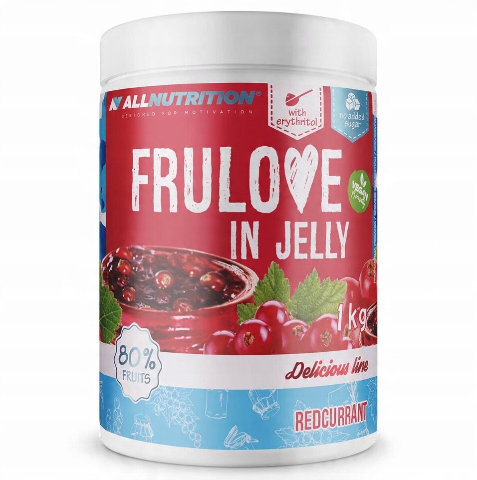 Allnutrition Frulove In Jelly Redcurrant 1KG Džem Bez Cukru Fruželina Ovoce