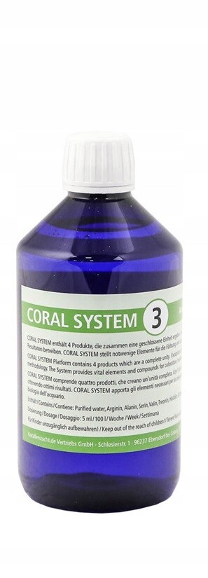 Korallen-Zucht Coral System Omalovánky 3 500 ml