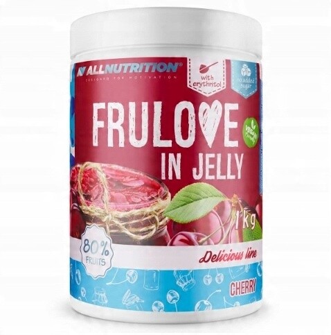 Allnutrition Frulove Cherry In Jelly 1KG Džem Bez Cukru Fruželina Třešně