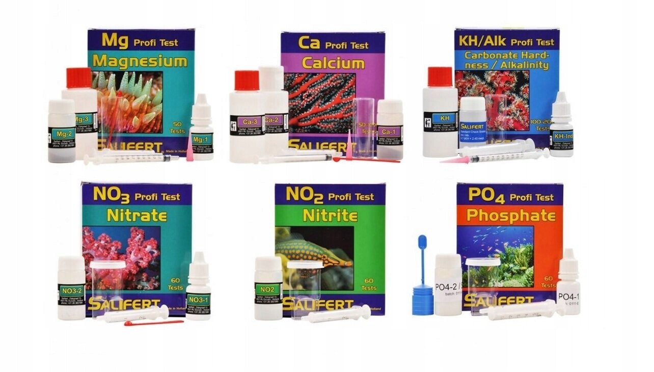 Salifert – sada 6 akvaristických testů