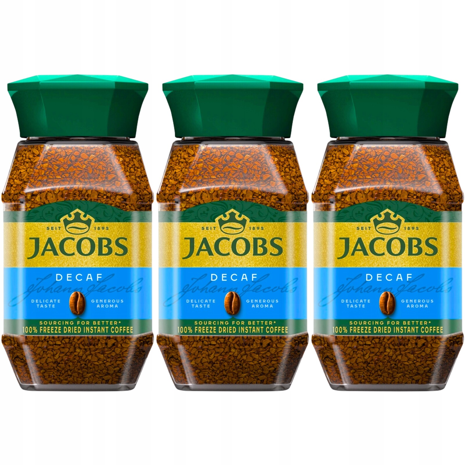 Jacobs Krönung Decaff Káva bez kofeinu 100 g 3 ks