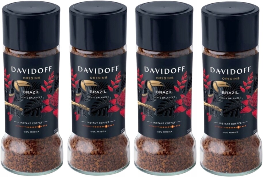 Davidoff origins brazil káva káva Arabica 4 x 100 g