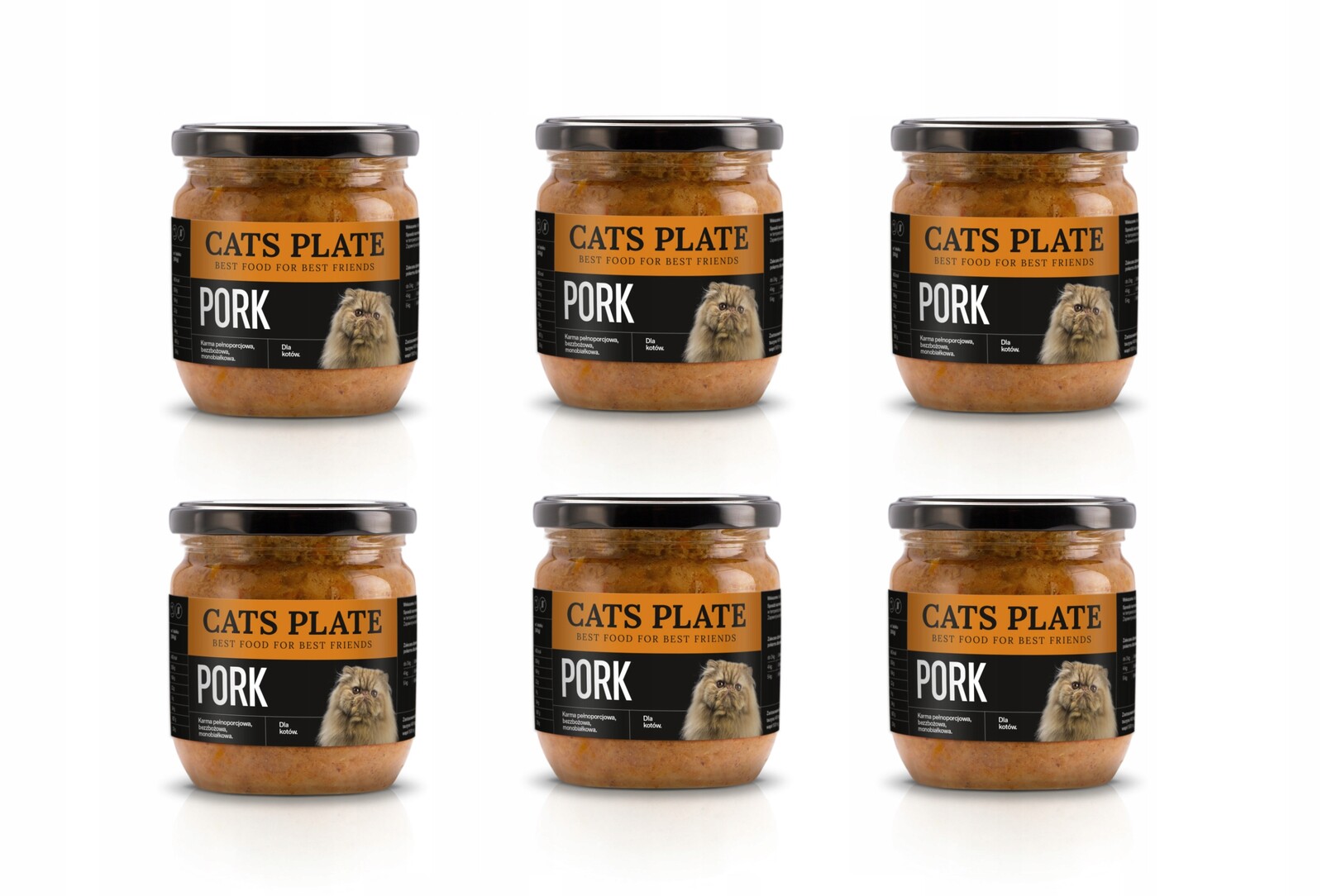 Cats Plate Pork Vepřové maso 6x360 g