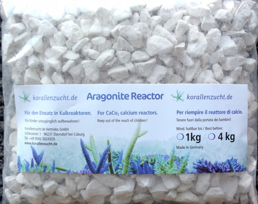 Korallen Zucht Aragonit Reactor 4 kg