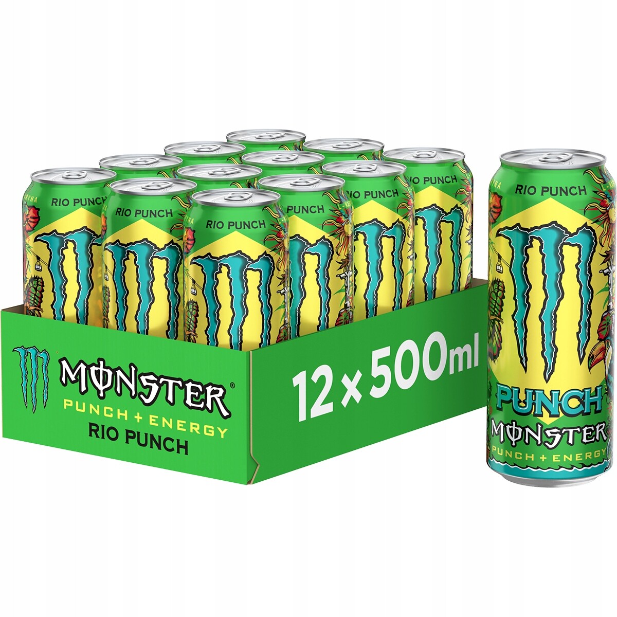 Monster Energy Rio Punch energetický nápoj 500 ml x 12