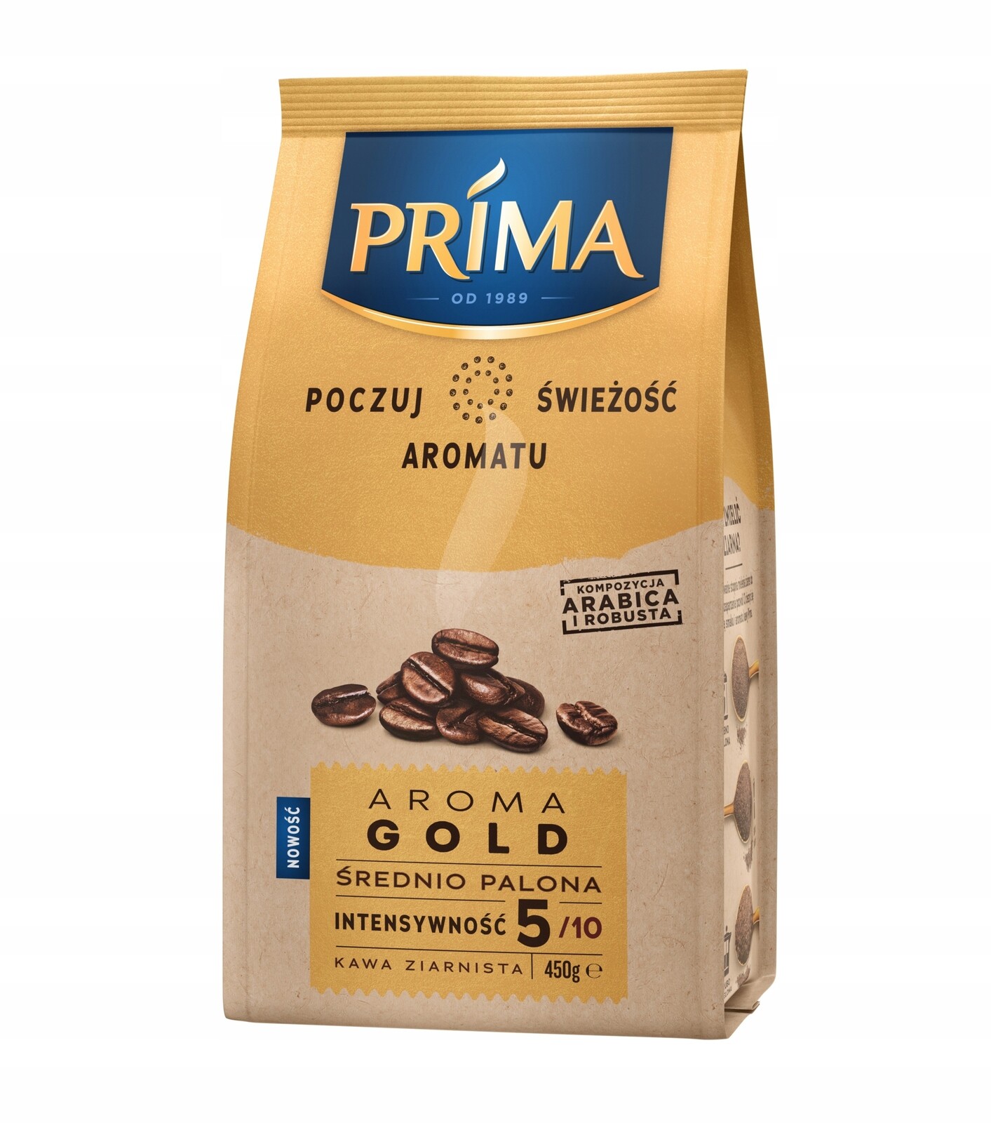2x Prima Aroma Gold 450g káva zrnková